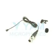 YAM Black LM2-C4S Omni-directional Condenser Lavalier Mic FOR SHURE Wireless Mic