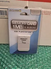 Sumoto Memory Card for Sony Playstation PS1 NEW Factory Sealed 1MB 15 Block