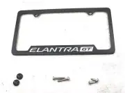 NEW OEM Black License Plate Frame w/ Logo A5F39AM100 for Elantra GT 2013-2020