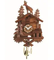 Kuckulino small Black Forest Clock with quartz movement and cuc.. TU 2028 PQ NEW