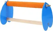 Parliky Desktop Bird Stand for Parrots Durable Tabletop Perch with Stable Structure Interactive Training for Pet Birds present