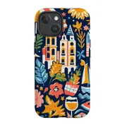 For iPhone 15 Tough Case Compatible with MagSafe Summer Fun