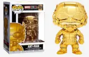 Funko Pop! Vinyl: Marvel Ant-Man Gold Chrome #384 With Protector
