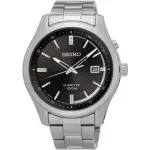 【SEIKO】KINETIC 紳士典雅人動電能腕錶(黑面/5M82-0AV0D)