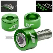 J2 JDM EXHAUST HEADER MANIFOLD METRIC CUP WASHER+BOLT/NUT KIT CIVIC EG/EM GREEN