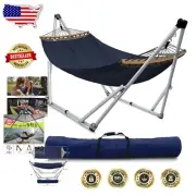 Ultimate Relaxation Portable Hammock Stand - Instant Setup & 600 lbs Capacity
