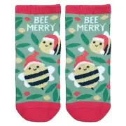 Stephen Joseph, Unisex Kids Crew Toddler Holiday Socks Bee, Small