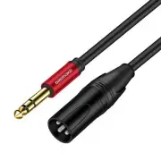 6FT Balanced XLR to 1/4 Audio Cable Jack 6.35mm (1/4 inch) TRS Male to XLR F