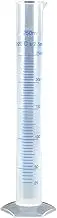 Graduated Cylinder 250ml Plastic Graduated Cylinder with Stable Base Professional Universal Eco-Friendly Measuring for Science School and Home