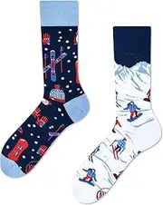 [Many Mornings] Ice Alpine Ski Dream Unisex Socks