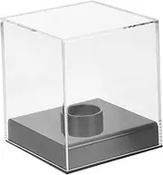 TOYANDONA Acrylic Baseball Display Case Transparent Baseball Storage Box Clear Cube Baseball Holder for Home Office Collectibles Compact Easy to Clean