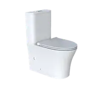 670*380*810mm Aquaperla Arrow Armino Dual Washdown Two-piece Ceramic Gloss White Back To Wall Toilet