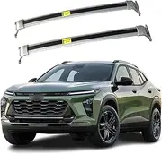 2PCS Crossbar Cross Bars Compatible for Chevrolet All New Trax 2023 2024 Roof Rack Rail Carrier Lockable Luggage Carrier Alu(Silver)