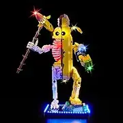 BrickSoul Led Light Kit for Lego Peely Bone, Compatible with Lego Fortnite Banana 77072 Building Set Lego Light Kit, Light Up Legos fortnite peely - NO Lego Blocks Set