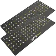Hoement Guitar Sticker Set Guitar Learning Tool Smooth Paper Material Thin Background Sticker