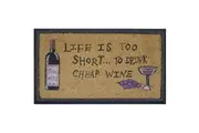 Solemate Cheap Wine 40x70cm Themed Stylish Durable Outdoor Front Doormat
