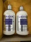 L'Occitane Lavender Body Lotion 8.4oz NEW Set If 2 TWO With gift Box