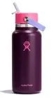 Hydro Flask 32oz Wide Mouth Flex Straw Water Bottle Sugar Plum: BPA-Free,