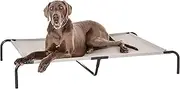 Amazon Basics Cooling Elevated Pet Bed, Extra Large (153 x 94 x 23 centimeters), Grey, 1 count