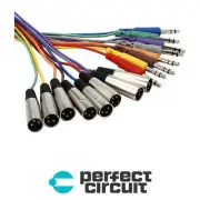 Hosa STX-807M 8-Channel 1/4" TRS to XLR-M 7-Meter SNAKE - PERFECT CIRCUIT