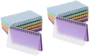LALAFINA 2sets Notecards Small Notebook Notepads Flash Cards Study Cards Portable Notepads Ruled Notebook List Index Revision 5pcs*2