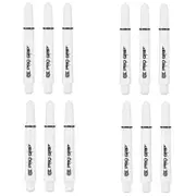 12pc Target Pro Grip Spin Shaft Dart Flight Stem Game Accessory Medium WHT