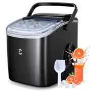 Ice Maker Countertop, Portable Ice Machine 9 Cubes in 6 Mins