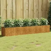 Raised Garden Bed, Elevated Planter Box Outdoor Plant Container Garden Raised Bed 200x40x40 cm Corten Steel