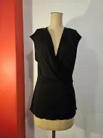 David Lawrence Concetta Crossover Top Shirt Size L New RRP $ 129