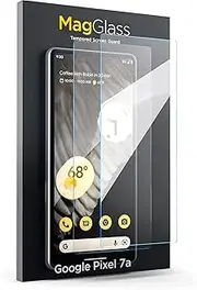 [magglass] 2-Pack Google Pixel 7A Screen Protector - Ultra High Clarity Tempered Glass (Case Compatible) Includes Easy Applicator