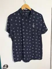 NWT WOMEN'S PUMA CLOUDSPUN GARDEN POLO, SIZE: XL, COLOR: NAVY/WHITE (J550)