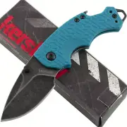 Kershaw Teal Handle Shuffle Linerlock Pocket Knife KS8700TEALBW Backwash Blade