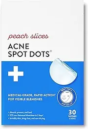 peach slices Acne Spot Dots Facial Treatment - 30 Patches