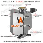 Aluminum Coolant Reservoir Overflow Tank Fits Nissan Navara D40 2.5L 2005-2014 (for: Nissan)