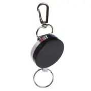 Fishing Zinger Retractor for Key Ring Reel Holder Retractable Steel Cable Access