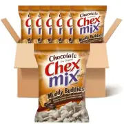 CHEX MIX PEANUT BUTTER AND CHOCOLATE On The Go Snack Mix, 4.25 Oz. BOX OF 7 CASE