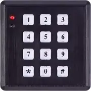 Fake Security Keypad, Green Light up Keypad, Low Light Sensor Turns on Keypad Li