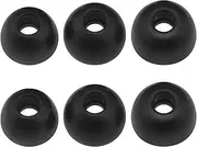 ECSiNG 6Pcs Memory Foam Earbuds Replacement Compatible with Jabra Elite 75t 65t Earphones Memory Foam Ear Tips Accessories Black