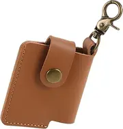 GAROZATION Cigarette Lighter Pouch Bag Outdoor Lighter Case Leather Sleeve Waterproof Compact Camping Accessory