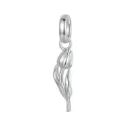 925 Sterling Silver Tulip Flower Charm Bead For Bracelets