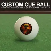 Custom Pool Ball – Fire Breathing Dragon