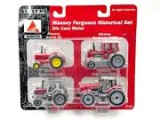 1/64 Massey Harris 55, Massey Ferguson 1155, 3140, 8270 Historical Tractor Set