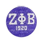 ZPB Sorority Blue Bling Mirror Compact