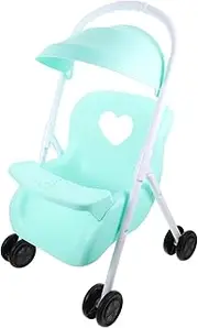 Doll Stroller for Realistic Stroller Model for Pretend Play Promotes Hand Eye Coordination Birthday Lightweight