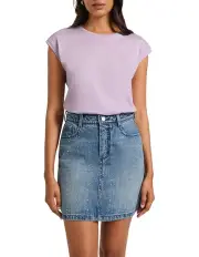 [Marcs] Martie Mercerised Cotton Tee in Secrets