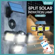 4 Head 192 LED Solar Lights Street Motion Sensor Light Garden Wall Security Lamp