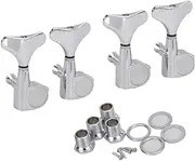 Yardwe 4r Bass Tuners Machine Heads Bass Tuning Pegs 4pcs Zinc Alloy Essential