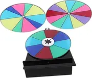 GLSTOY Creative Dry Erase Mini Prize Wheel Spinning Roulette for Decision Making Show Education