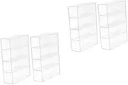 NIYANGLE 2sets 2 Pcs Eyeglasses Storage Box Organizer for Sunglasses Glasses and Jewelry for Home Display and Retail Use 2pcs*2