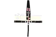 Simpson Drag Racing 5 Point Harness Black Camlock Pull Down Wrap Around